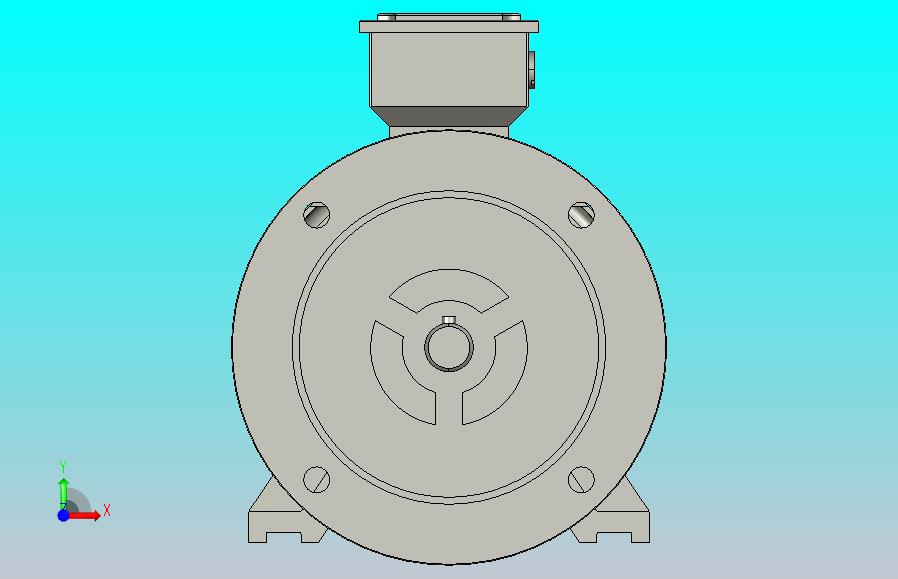 机座带底脚、端盖上有缘（带通孔）电动机 FS80～355_IM B35-112M-2-I西门子电机