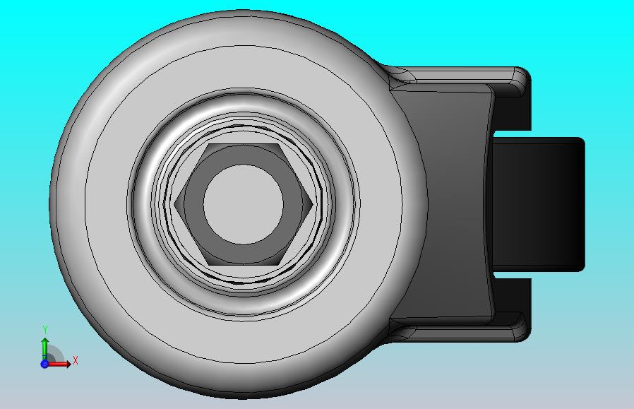 几款常用的脚轮Solidworks标准件