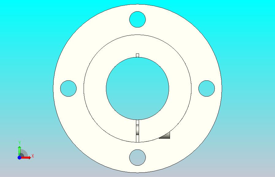 开口型标准型法兰式导向轴支座[SPF-35-C]