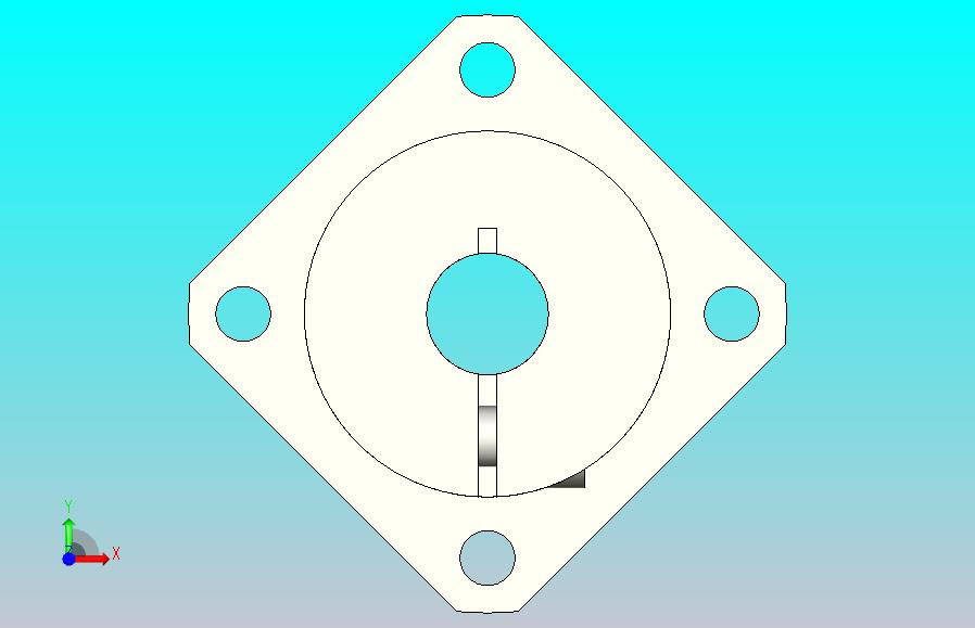 开口型标准型法兰式导向轴支座[SPK-10-C]