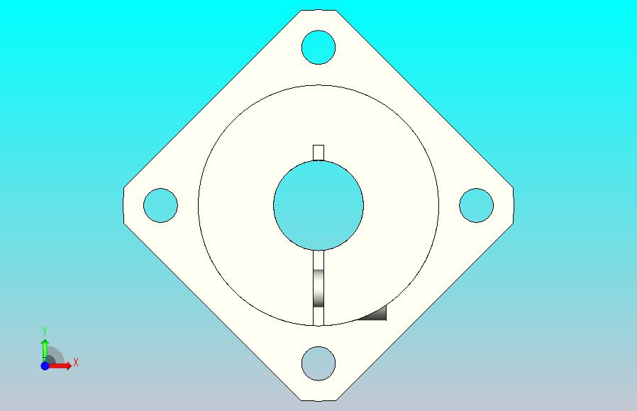 开口型标准型法兰式导向轴支座[SPK-12-C]