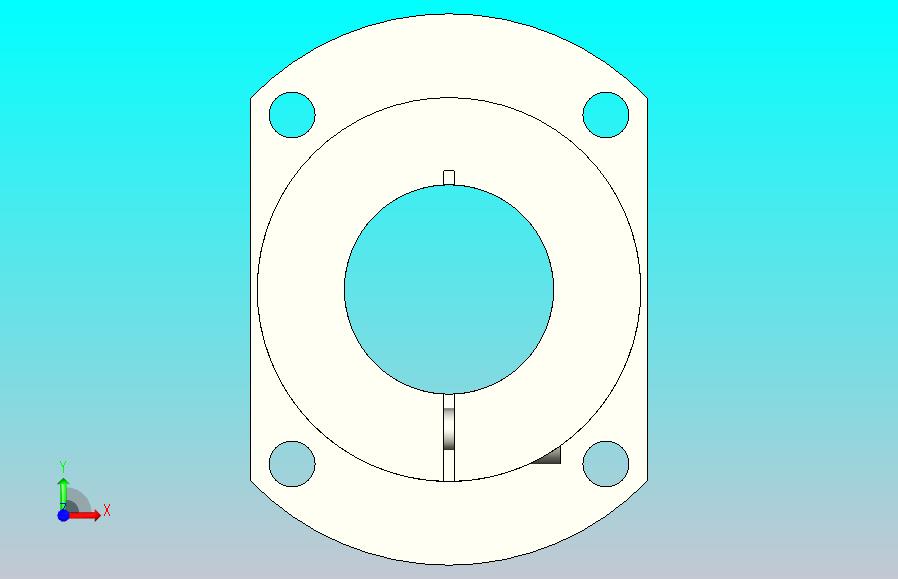 开口型标准型法兰式导向轴支座[SPT-30-C]