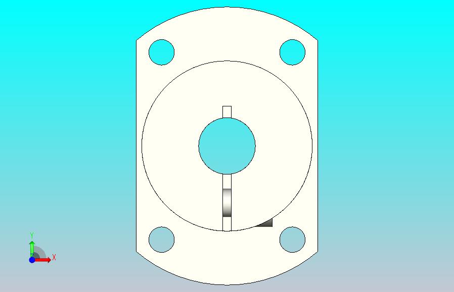 开口型标准型法兰式导向轴支座[SPT-10-C]