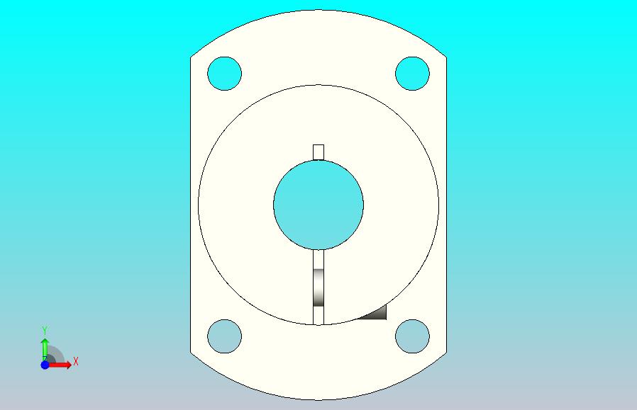 开口型标准型法兰式导向轴支座[SPT-12-C]