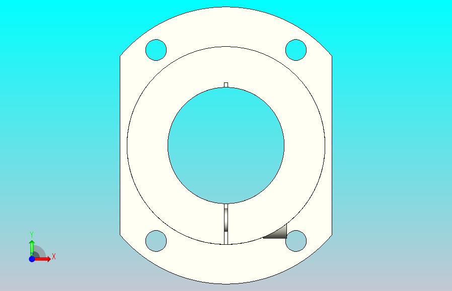 开口型标准型法兰式导向轴支座[SPT-50-C]