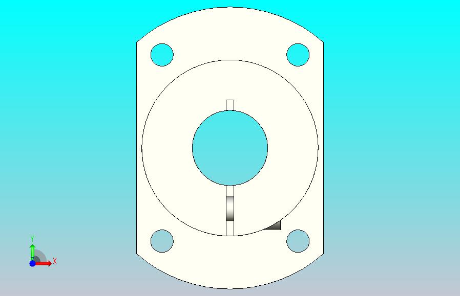 开口型标准型法兰式导向轴支座[SPT-15-C]