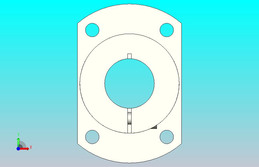 开口型标准型法兰式导向轴支座[SPT-20-C]