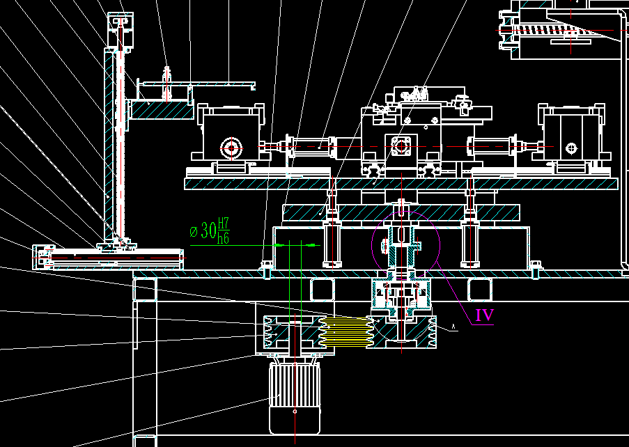 主驾玻璃升降组合开关分拣系统CAD