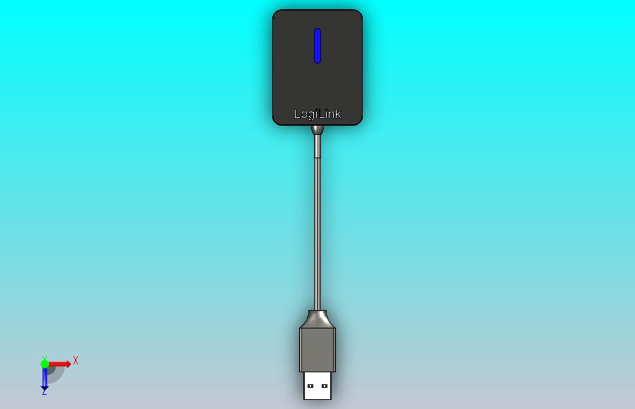 logilink usb  集线器端口微笑黑色ua 