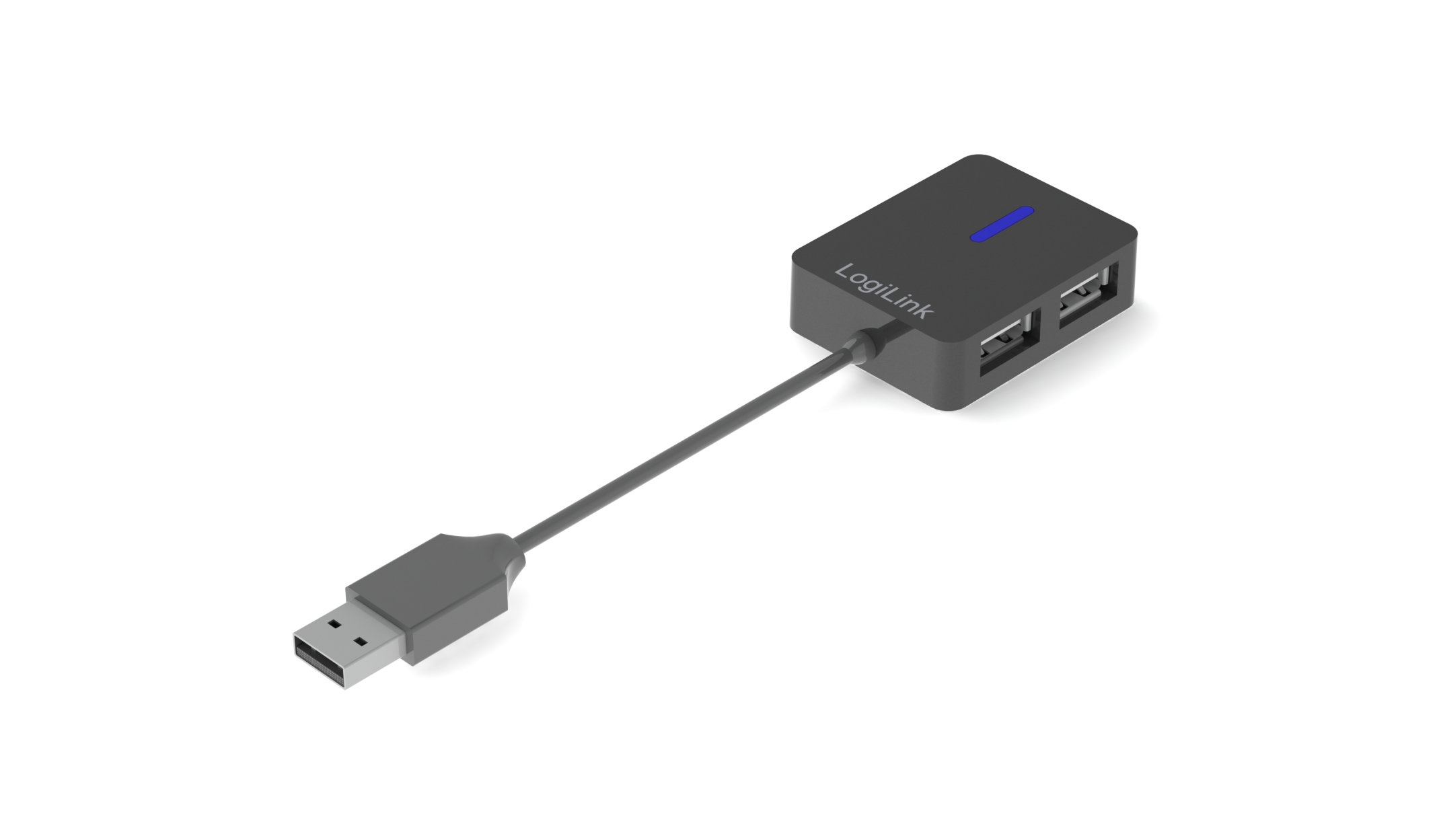 logilink usb  集线器端口微笑黑色ua 