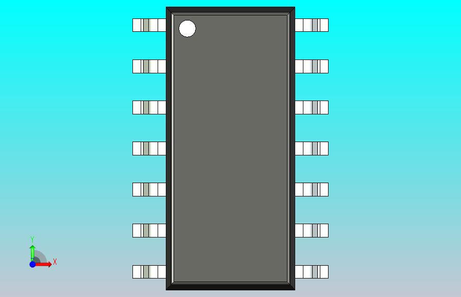 106x SOIC 封装（小外形集成电路）SOIC127P600X175-14AN