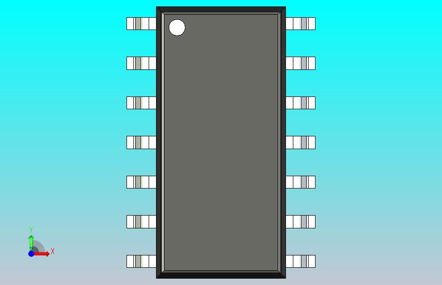 106x SOIC 封装（小外形集成电路）SOIC127P600X175-14N