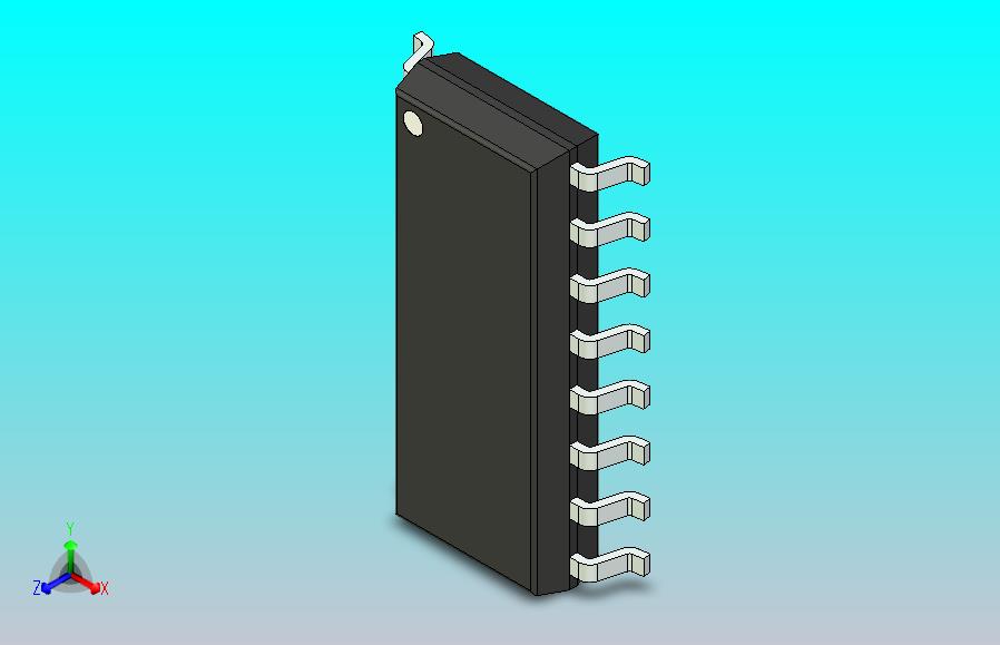 106x SOIC 封装（小外形集成电路）SOIC127P600X175-16AN