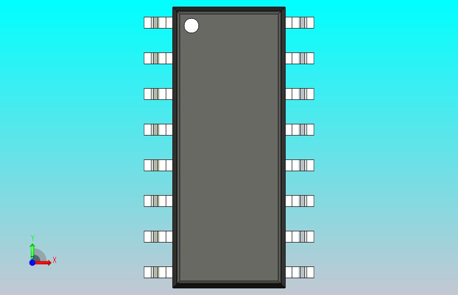 106x SOIC 封装（小外形集成电路）SOIC127P600X175-16N