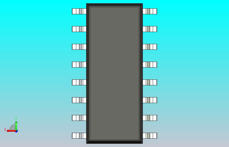 106x SOIC 封装（小外形集成电路）SOIC127P600X175-16N