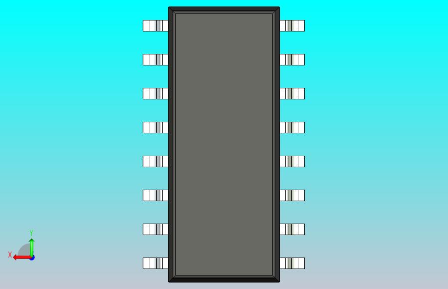 106x SOIC 封装（小外形集成电路）SOIC127P600X180-16N