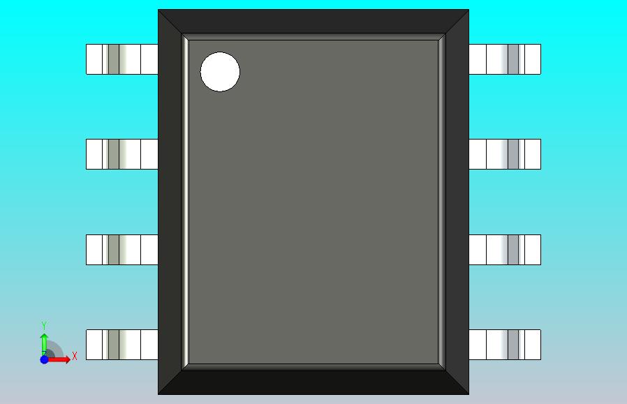 106x SOIC 封装（小外形集成电路）SOIC127P600X330-8N