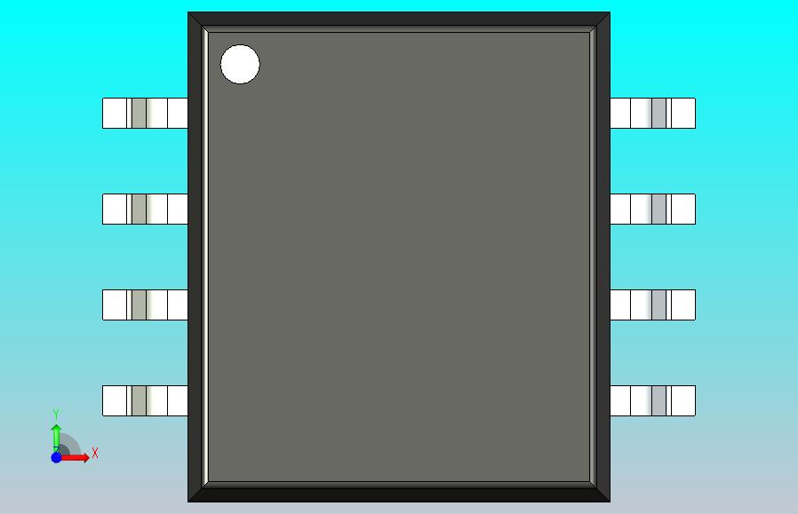 106x SOIC 封装（小外形集成电路）SOIC127P780X200-8N