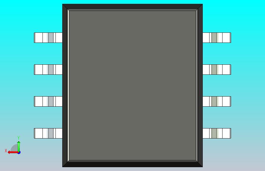 106x SOIC 封装（小外形集成电路）SOIC127P780X200-8N