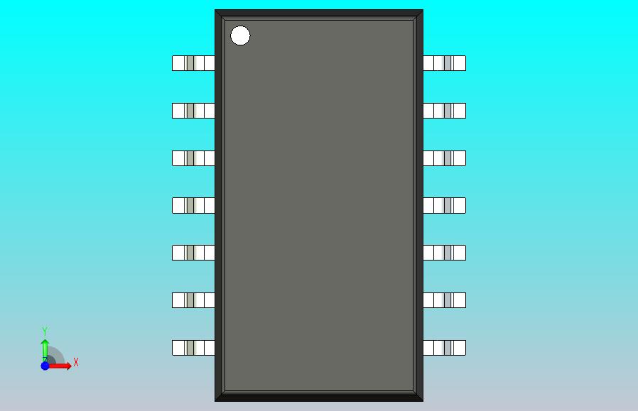 106x SOIC 封装（小外形集成电路）SOIC127P780X200-14N