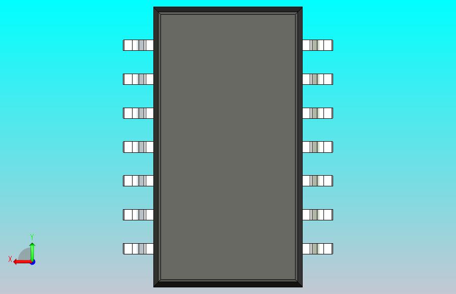 106x SOIC 封装（小外形集成电路）SOIC127P780X200-14N