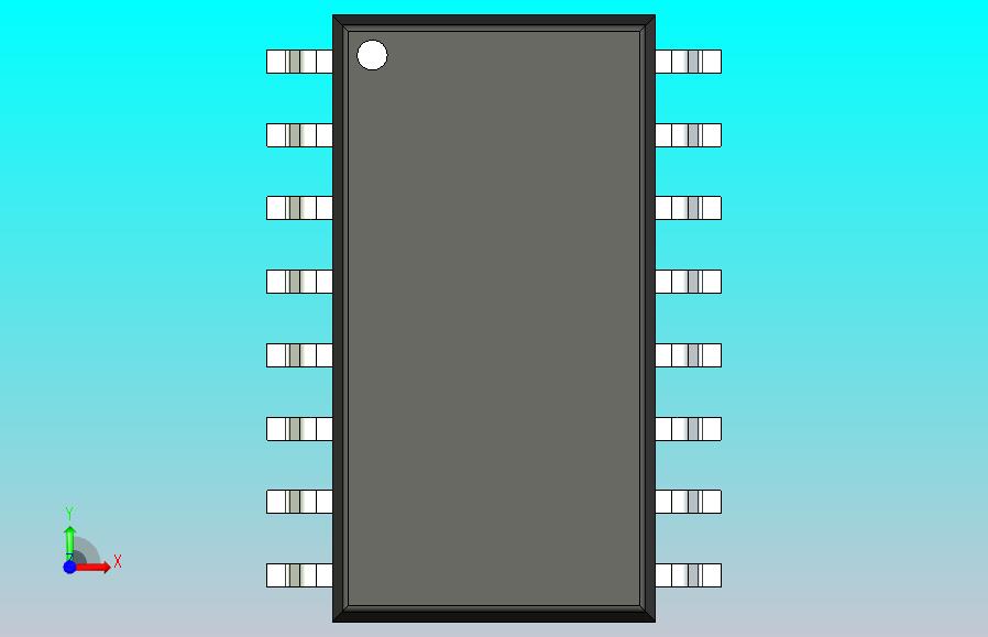 106x SOIC 封装（小外形集成电路）SOIC127P780X200-16N