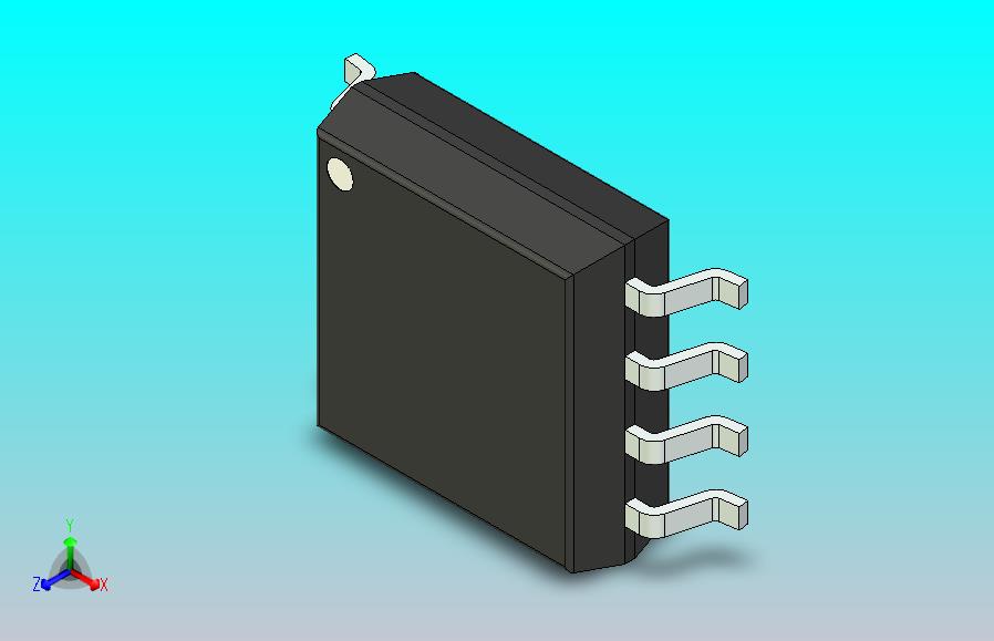 106x SOIC 封装（小外形集成电路）SOIC127P780X205-8N