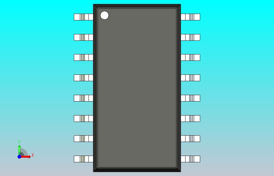 106x SOIC 封装（小外形集成电路）SOIC127P780X205-16N