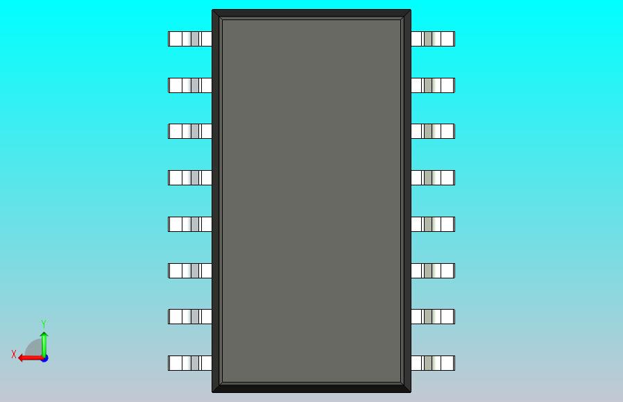 106x SOIC 封装（小外形集成电路）SOIC127P780X205-16N