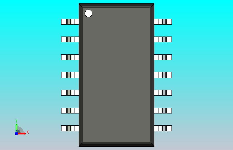 106x SOIC 封装（小外形集成电路）SOIC127P780X210-14N