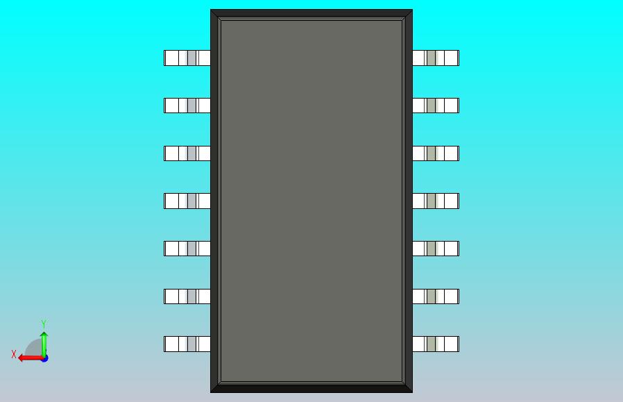 106x SOIC 封装（小外形集成电路）SOIC127P780X210-14N