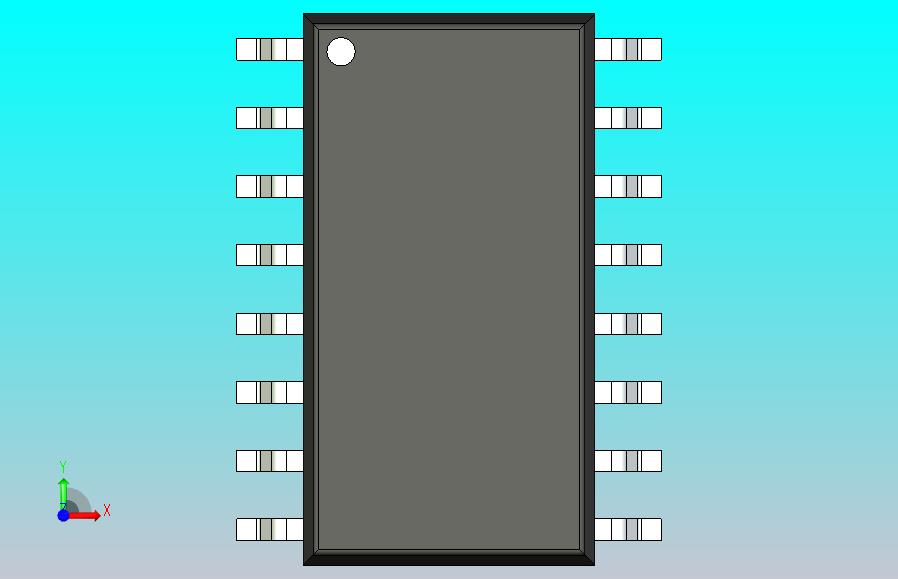 106x SOIC 封装（小外形集成电路）SOIC127P780X210-16N