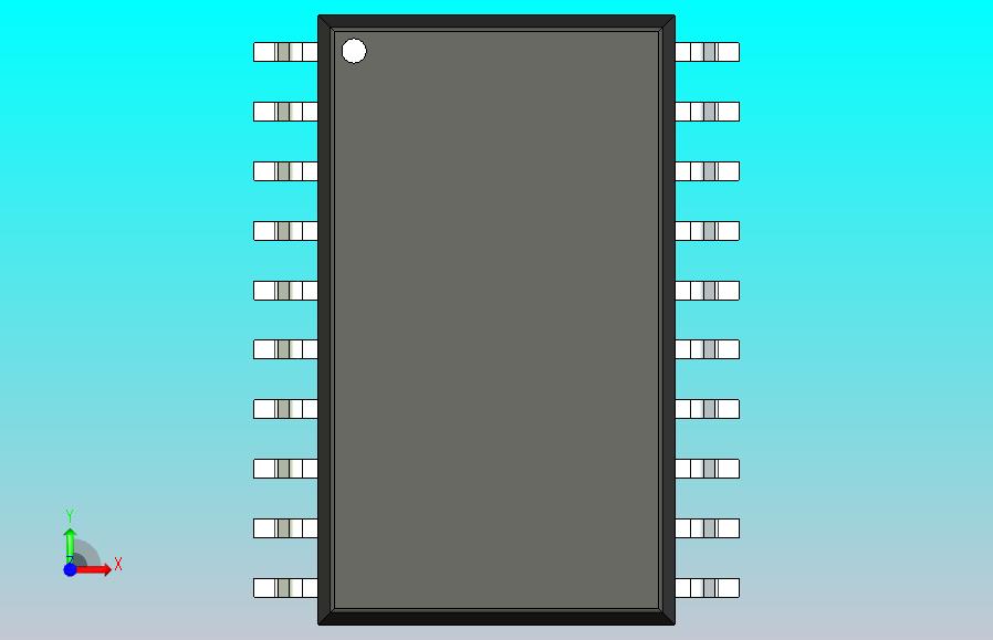 106x SOIC 封装（小外形集成电路）SOIC127P1028X265-20N