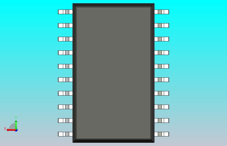 106x SOIC 封装（小外形集成电路）SOIC127P1028X265-20N