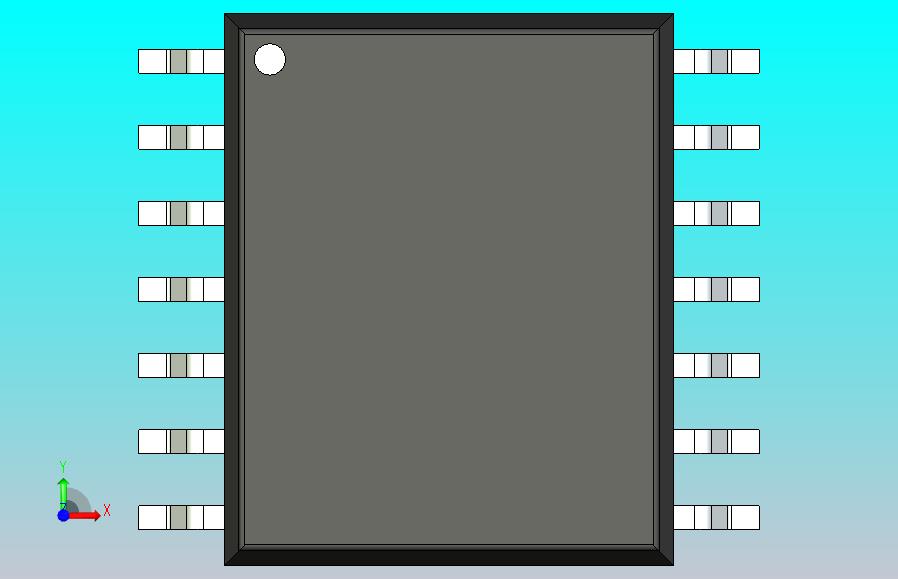 106x SOIC 封装（小外形集成电路）SOIC127P1030X265-14N