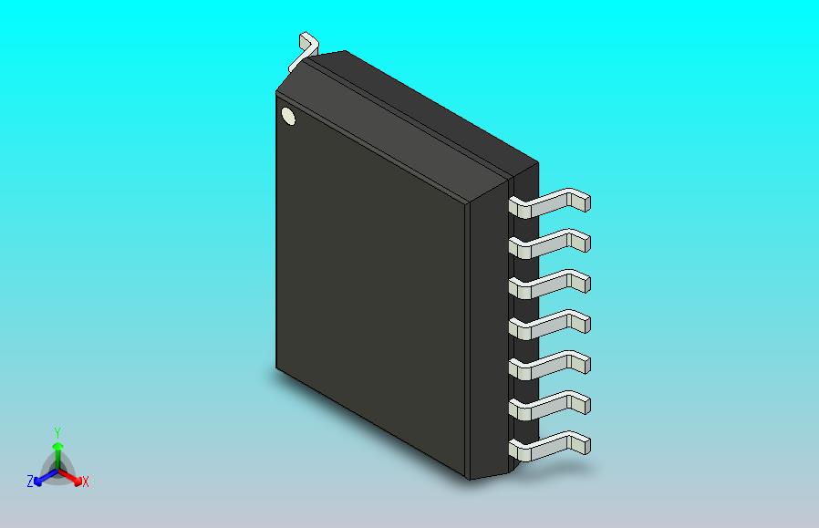 106x SOIC 封装（小外形集成电路）SOIC127P1030X265-14N