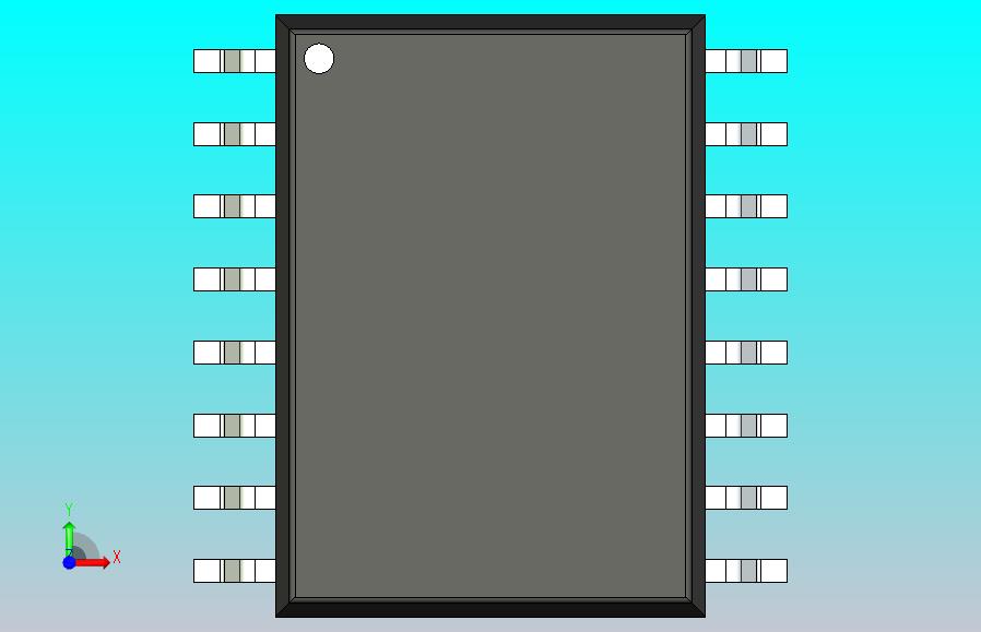 106x SOIC 封装（小外形集成电路）SOIC127P1030X265-16N