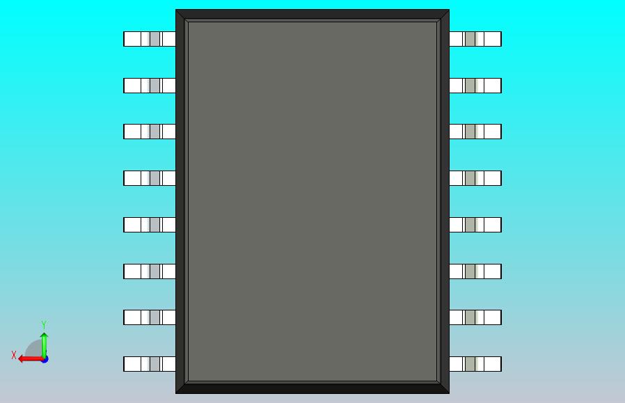 106x SOIC 封装（小外形集成电路）SOIC127P1030X265-16N