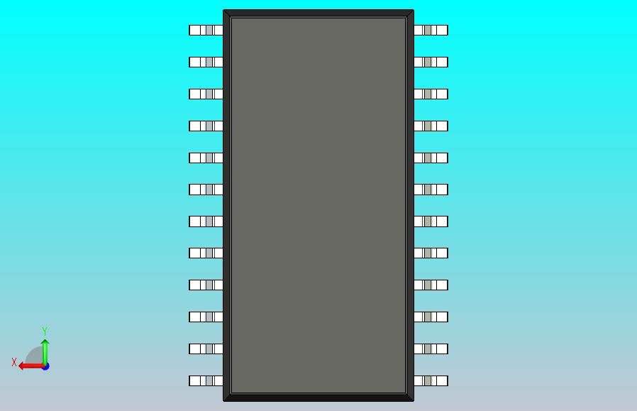 106x SOIC 封装（小外形集成电路）SOIC127P1030X265-24N