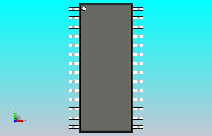 106x SOIC 封装（小外形集成电路）SOIC127P1030X265-28N