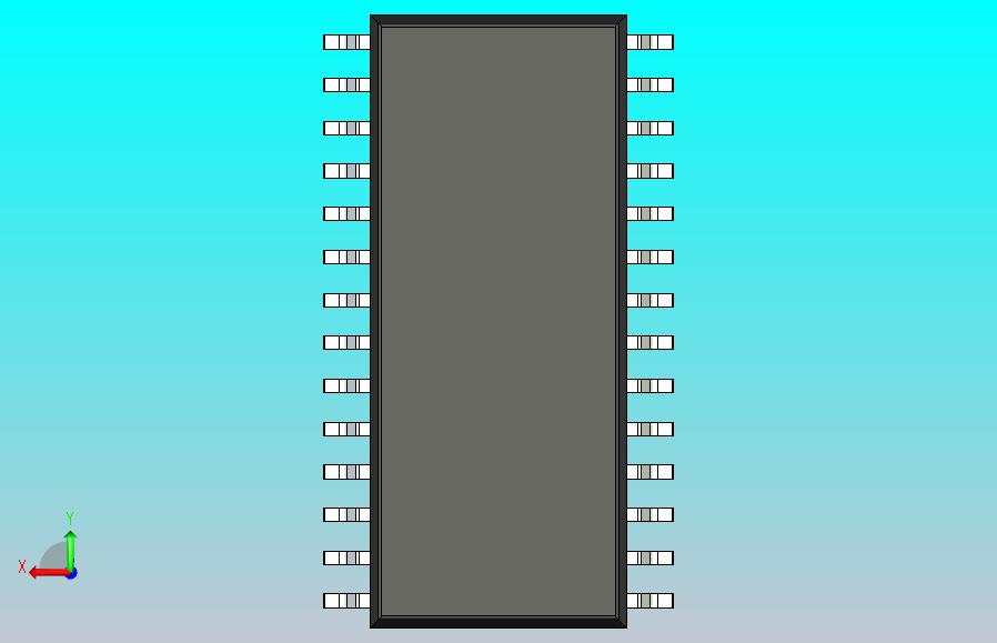 106x SOIC 封装（小外形集成电路）SOIC127P1030X265-28N