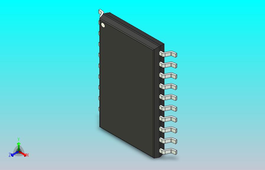 106x SOIC 封装（小外形集成电路）SOIC127P1032X150-20N