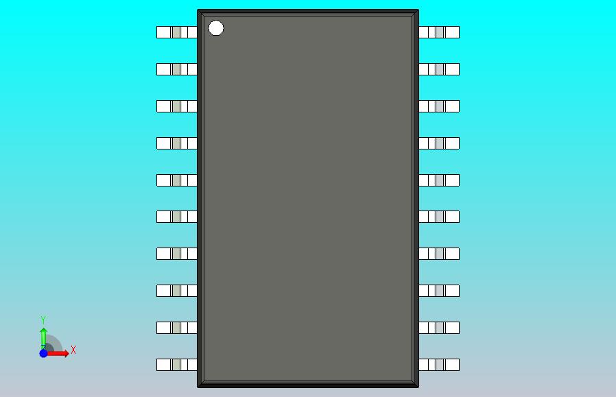 106x SOIC 封装（小外形集成电路）SOIC127P1032X150-20N