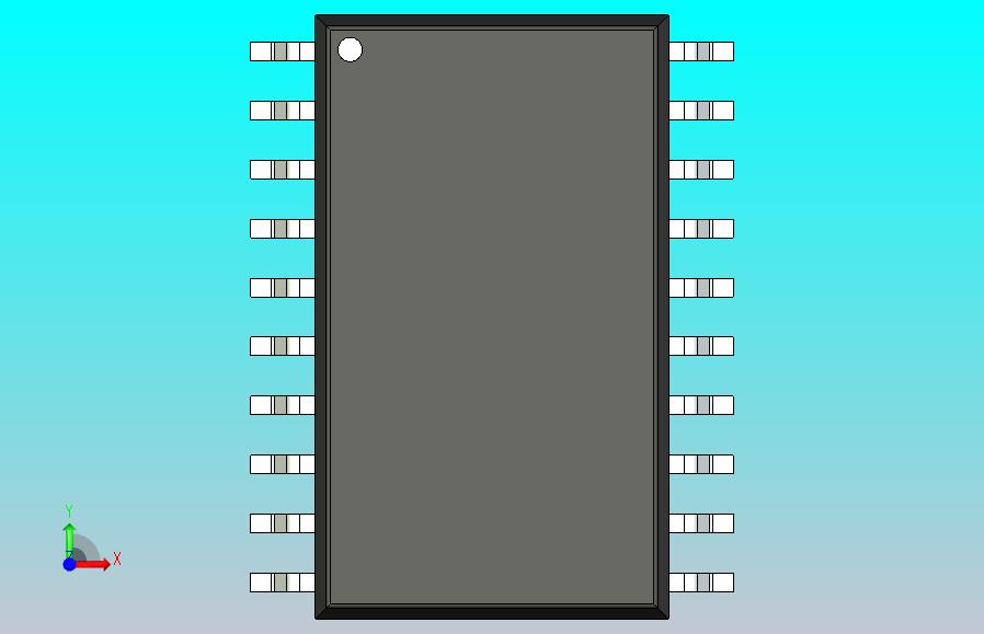 106x SOIC 封装（小外形集成电路）SOIC127P1032X250-20N