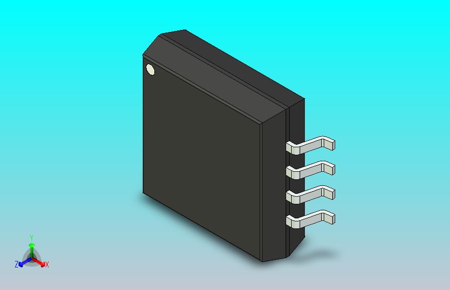 106x SOIC 封装（小外形集成电路）SOIC127P1032X265-8N