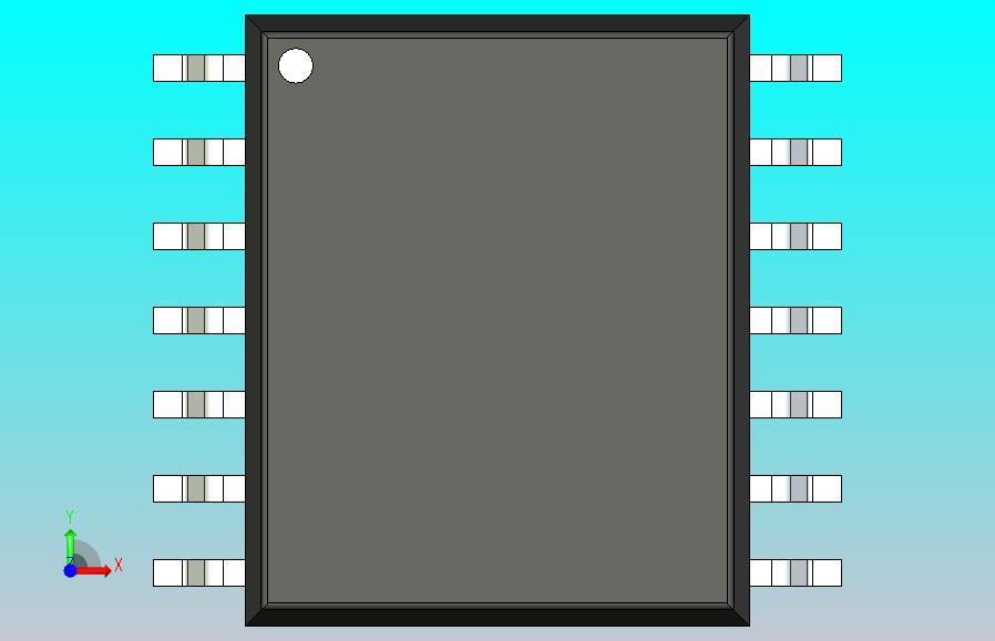 106x SOIC 封装（小外形集成电路）SOIC127P1032X265-14AN