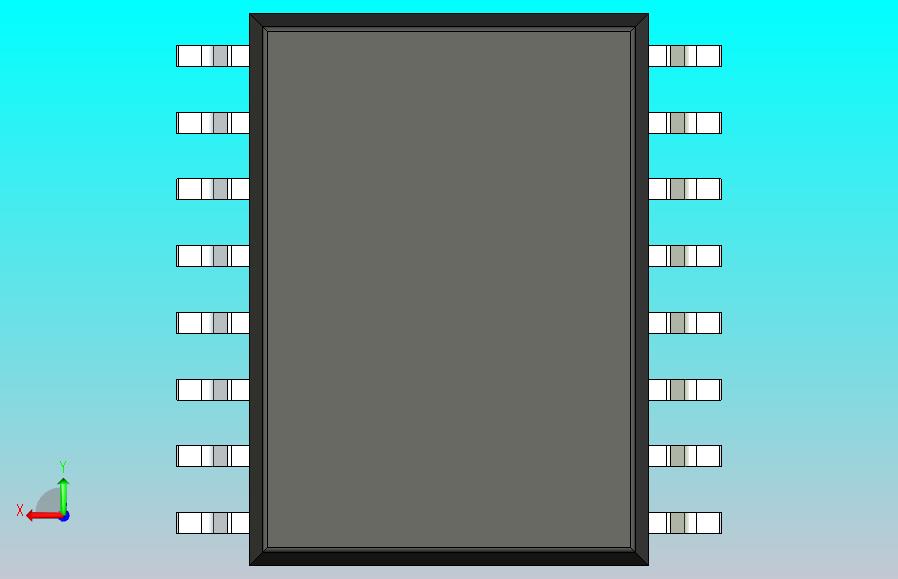 106x SOIC 封装（小外形集成电路）SOIC127P1032X265-16AN