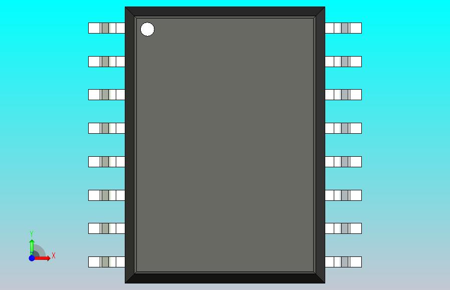 106x SOIC 封装（小外形集成电路）SOIC127P1034X350-16N