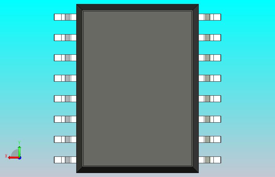 106x SOIC 封装（小外形集成电路）SOIC127P1034X350-16N