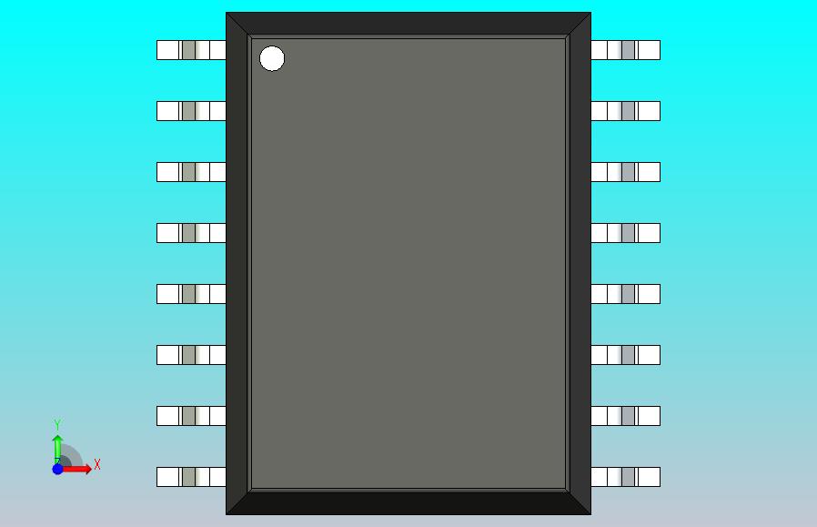 106x SOIC 封装（小外形集成电路）SOIC127P1042X450-16N